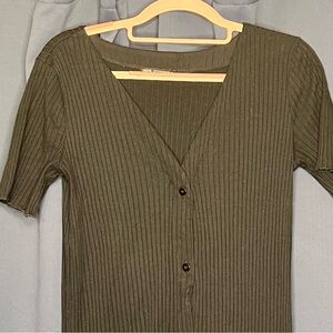 Black Midi Dress - ZARA